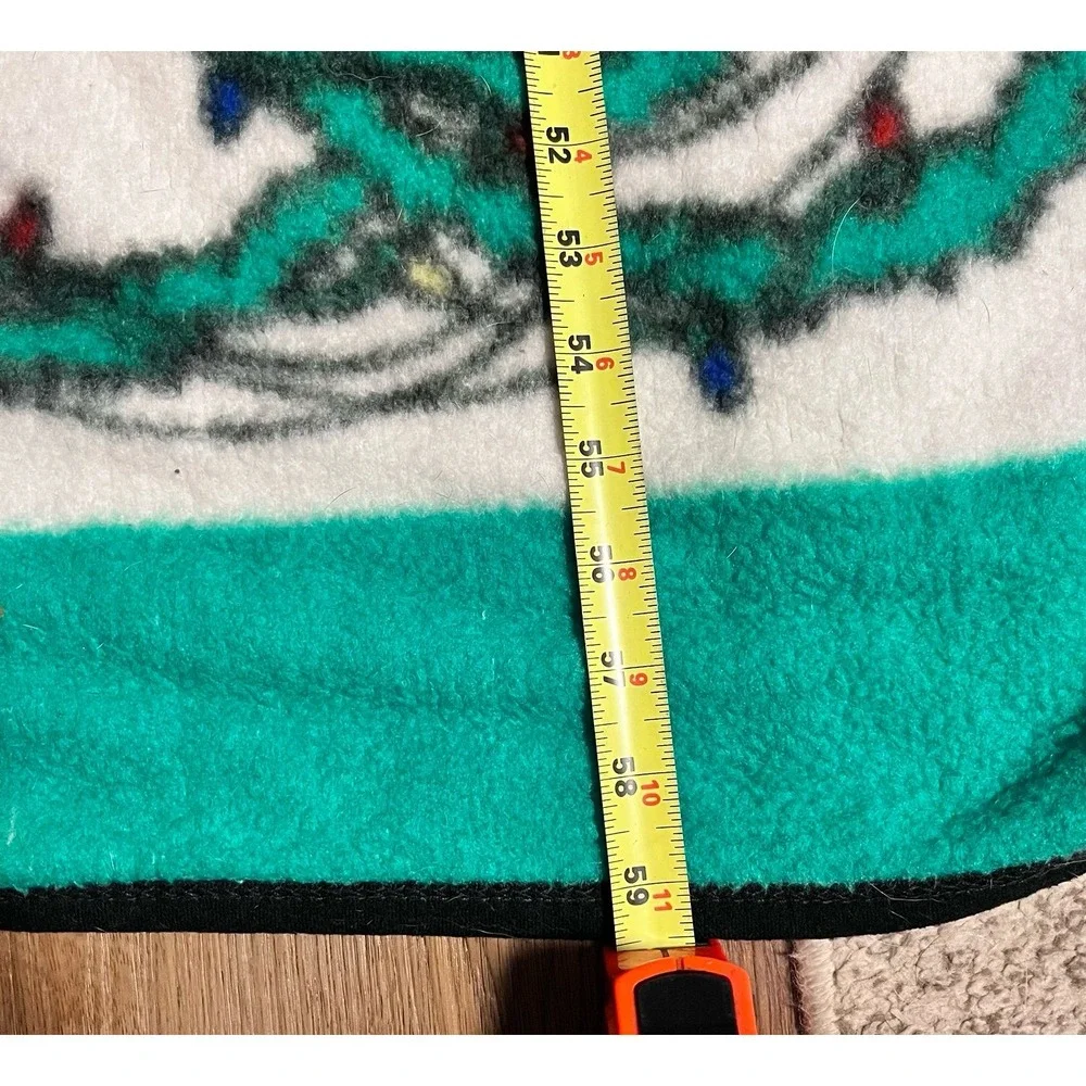 Looney Tunes‎ Tasmanian Devil Christmas Throw Blanket Holiday 59 x 50 Taz